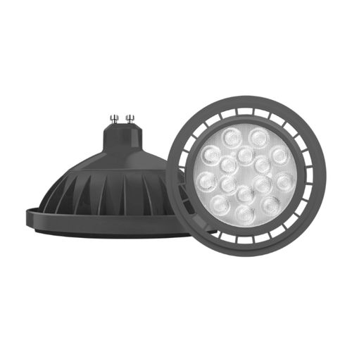 Lámpara Led Ar111 11W 3000K Gu10 Gris Macroled