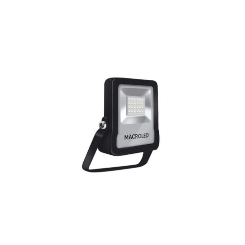 Reflector Led 20W 6500K Ip65 Negro Macroled