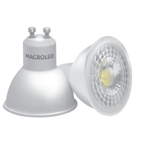 Lámpara Led Dicroica Pvc 7W 4500K Gu10 Macroled