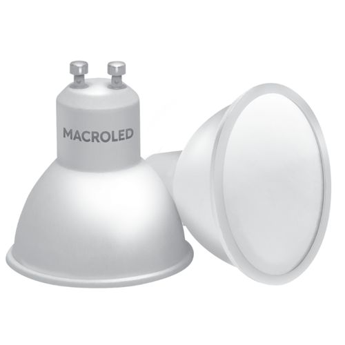 Lámpara Led Dicroica Pvc 5W 6000K Gu10 Macroled