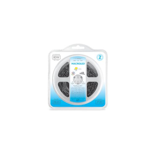 Tira Led 2835 12V Ip20 120Led x Metro 6000K Macroled
