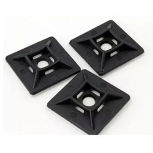 Plaqueta Autoadhesiva Porta Precinto Natural 28X28mm TBCin