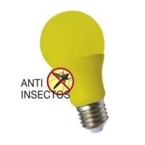 Lámpara Led Bulbo 5W E27 Anti-Insec 600 Lm TBCin