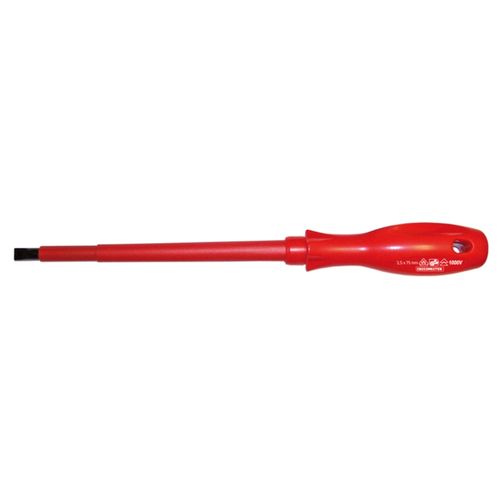 Destornillador Plano Aislado 1000V 6.5X150mm Crossmaster