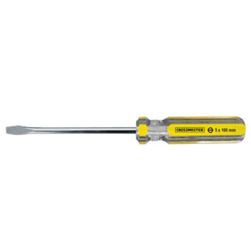 Destornillador Plano Mango Acrílico 6X150mm Crossmaster