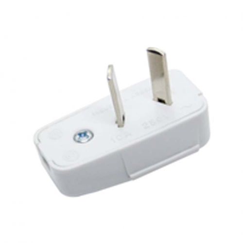 Ficha Macho 10A S/T Blanco Mig