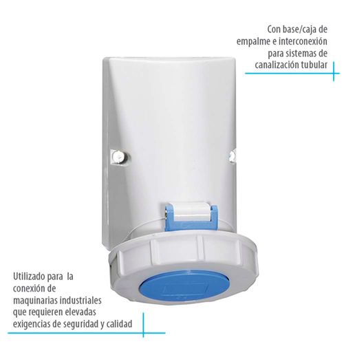 Toma Sobreponer 16A 3P+N+T 380V Ip44 Bals