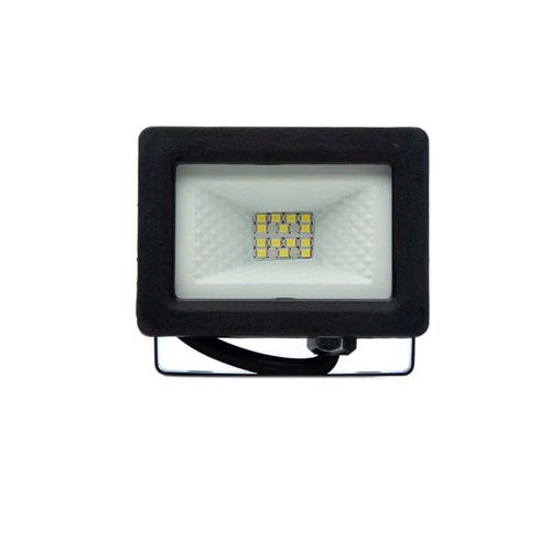 Reflector Led Smd 10W Luz de Día Ip65 Negro Sica
