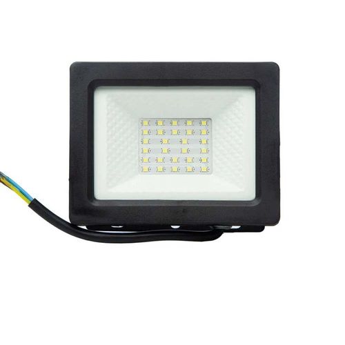 Reflector Led Smd 30W Luz de Día Ip65 Negro Sica