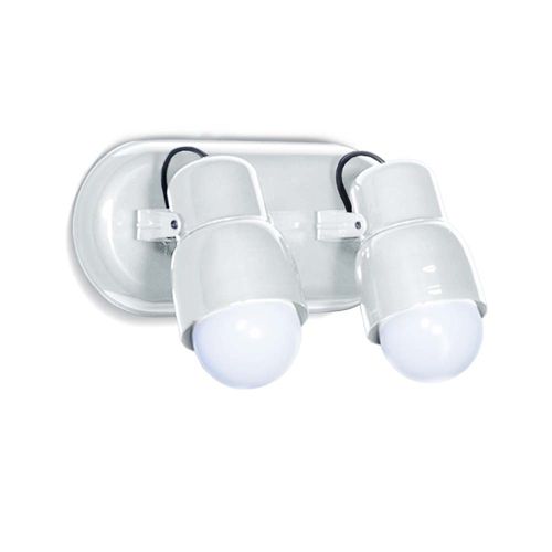 Aplique 2 Luces Base Oval Blanco San Justo