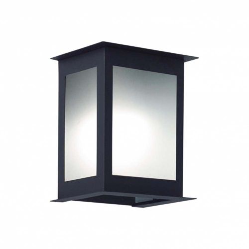 Aplique de Pared Redondo 2Xe27 Faro 2 Negro Texturado Artelum