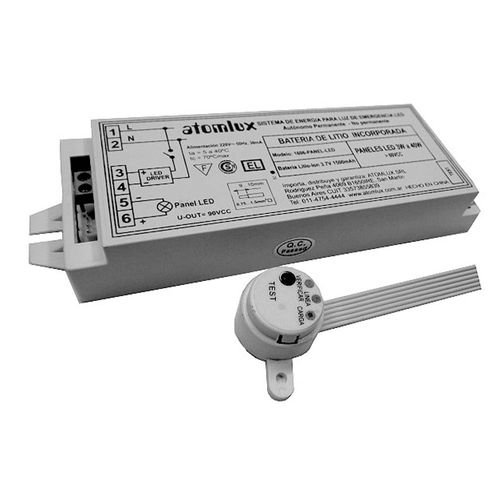 Sistema de Luz de Emergenciapara Panel Led 3/100W Atomlux