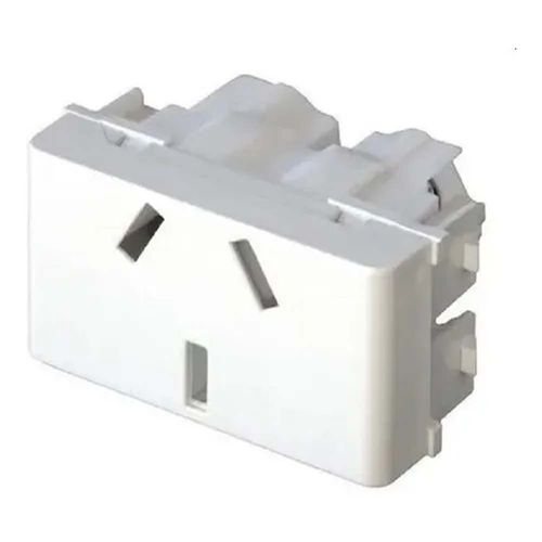 Módulo Toma Bi con Tierra 3 Módulo 2X10A Blanco Línea Life Std Sica