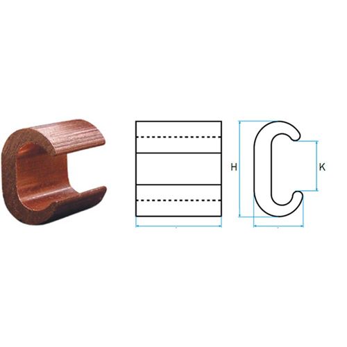 Conector Tipo "C" para Deriv y/o Puerta Tierra Ccd150 LCT