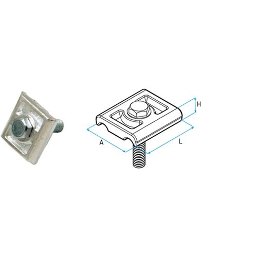 Grampa Dentada para Derv Paralelo 70-120mm Gd 4 LCT