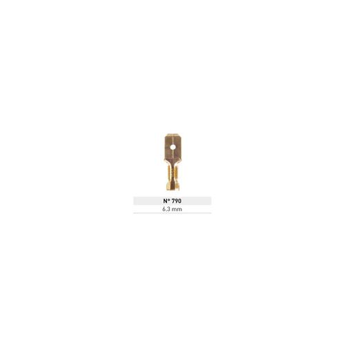 Terminal Laton Pala Macho 6.3mm N°790 LCT