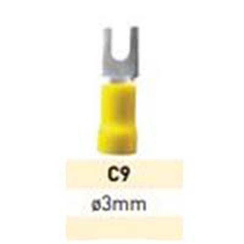 Terminal Preaislante Amarillo 2.5-6mm Horqui 3mm C9 LCT