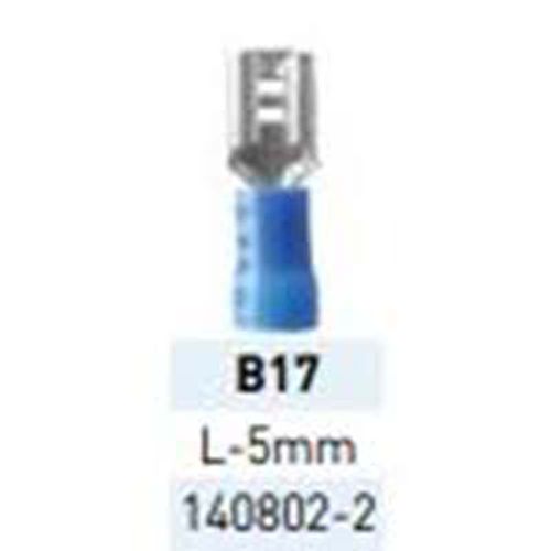 Terminal Preaislante Azul 1-2.5mm Pala He 5mm B17 LCT
