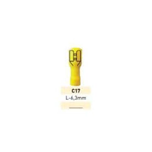 Terminal Preaislante Amarillo 2.5-6mm Pala He Ref 6.3mm C17 LCT