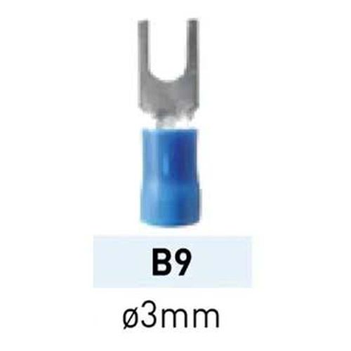 Terminal Preaislante Azul 1.5-2.6mm Horqui 3mm B9 LCT