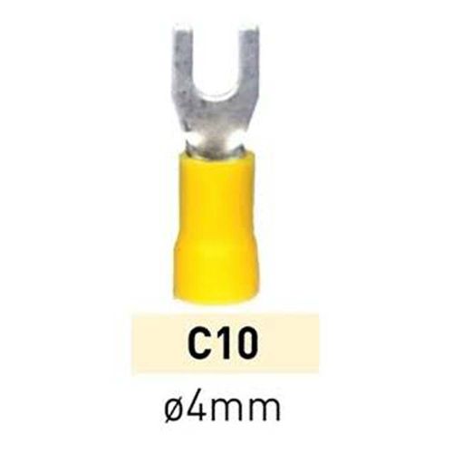 Terminal Preaislante Amarillo 2.5-6mm Horqui C10 4mm LCT