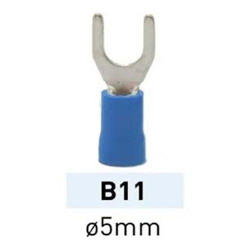 Terminal Preaislante Azul 1-2.5mm Horqui B11 5mm LCT