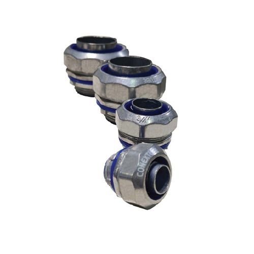 Conector Estanco Zm3 Rosca Bsc 3/4 para Caño Negro Conextube