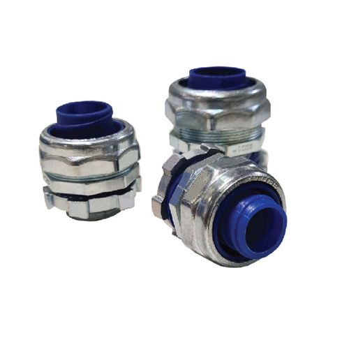 Conector Estanco Zr12 sin Tuerca Bs Polos 3/4 para Caño Gris Conextube