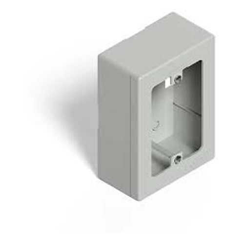 Caja Pvc Rectangular Exterior Gris Gen Rod