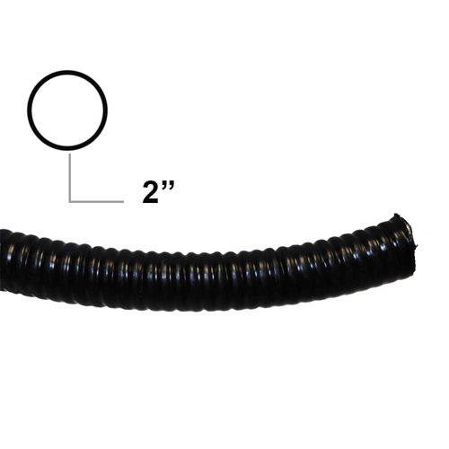 Caño Metálico Flexible con Cubierta Negra 5/8" Conextube