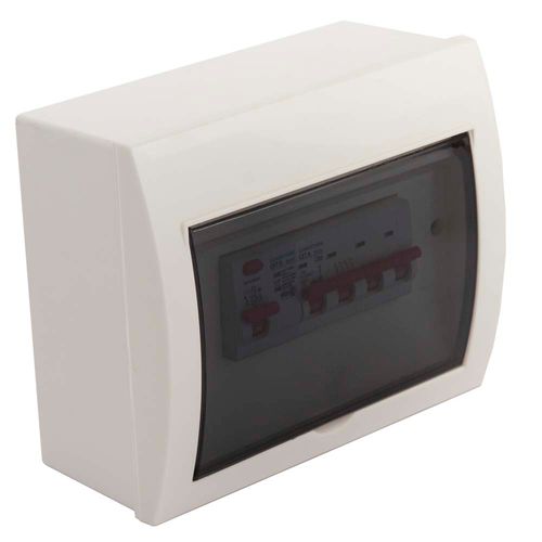 Caja Exterior Pvc para Térmicas 8 Polos Conextube
