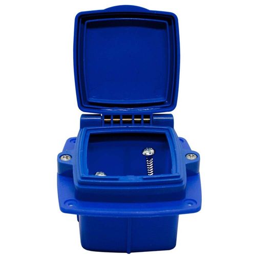 Caja Capsulada Vacia P/Tablero 16A Azul Mig