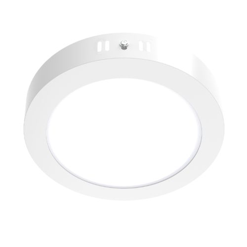 Plafón Led Redondo 12W Luz Fría 6000K Blanco Macroled