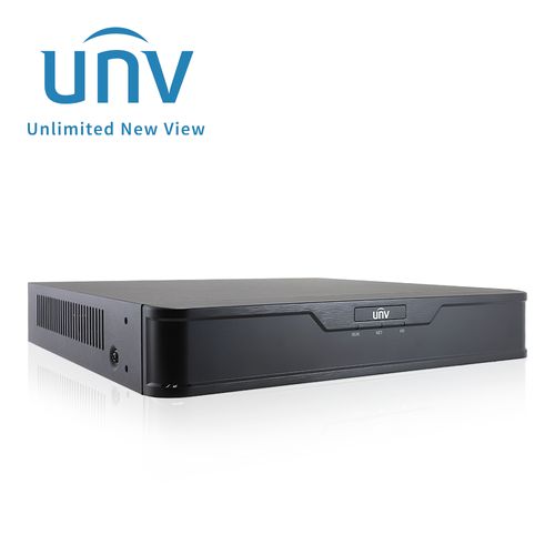 NVR 8MP de 8 canales, Ultra265, 8 puertos PoE 6TB UNIVIEW