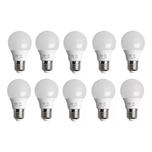 Pack x10 Lámpara Led Bulbo 9W E27 Luz Cálida Sica