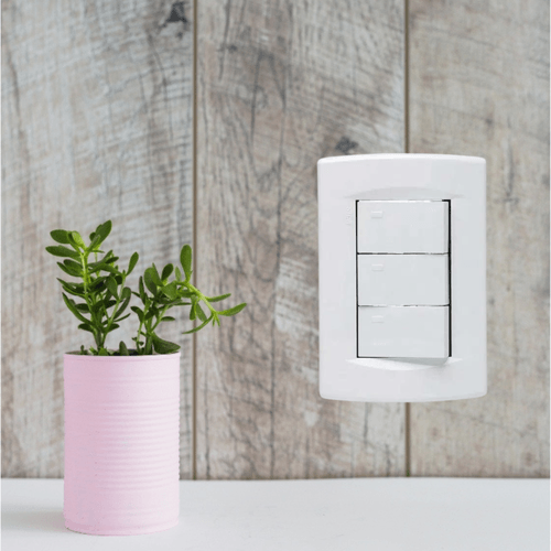 Llave de Luz Armada 3 Punto Línea Life Sica
