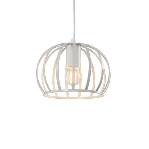 Colgante Metalico E27 180X195MM Blanco Regina 180°