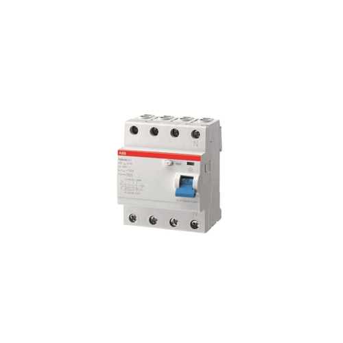 Interruptor Diferencial Serie Industrial ABB 4X25A 30 MA  F204 A-25/0